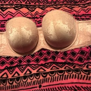 Pink lacey bra